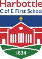 Harbottle C of E First School logo